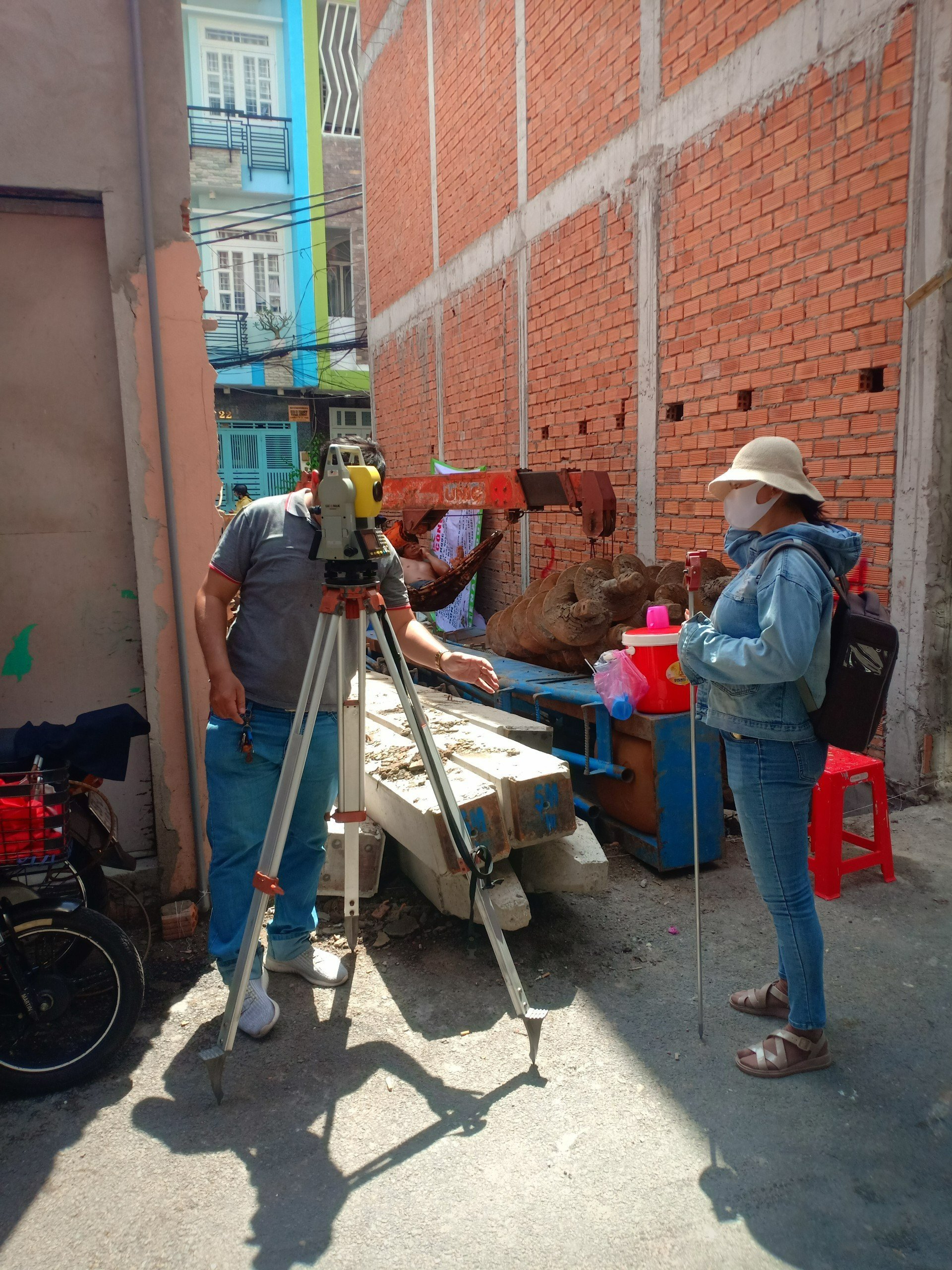 TRẮC ĐẠC, ÉP CỌC CÔNG TRÌNH XÂY DỰNG MỚI NHÀ Ở Q4