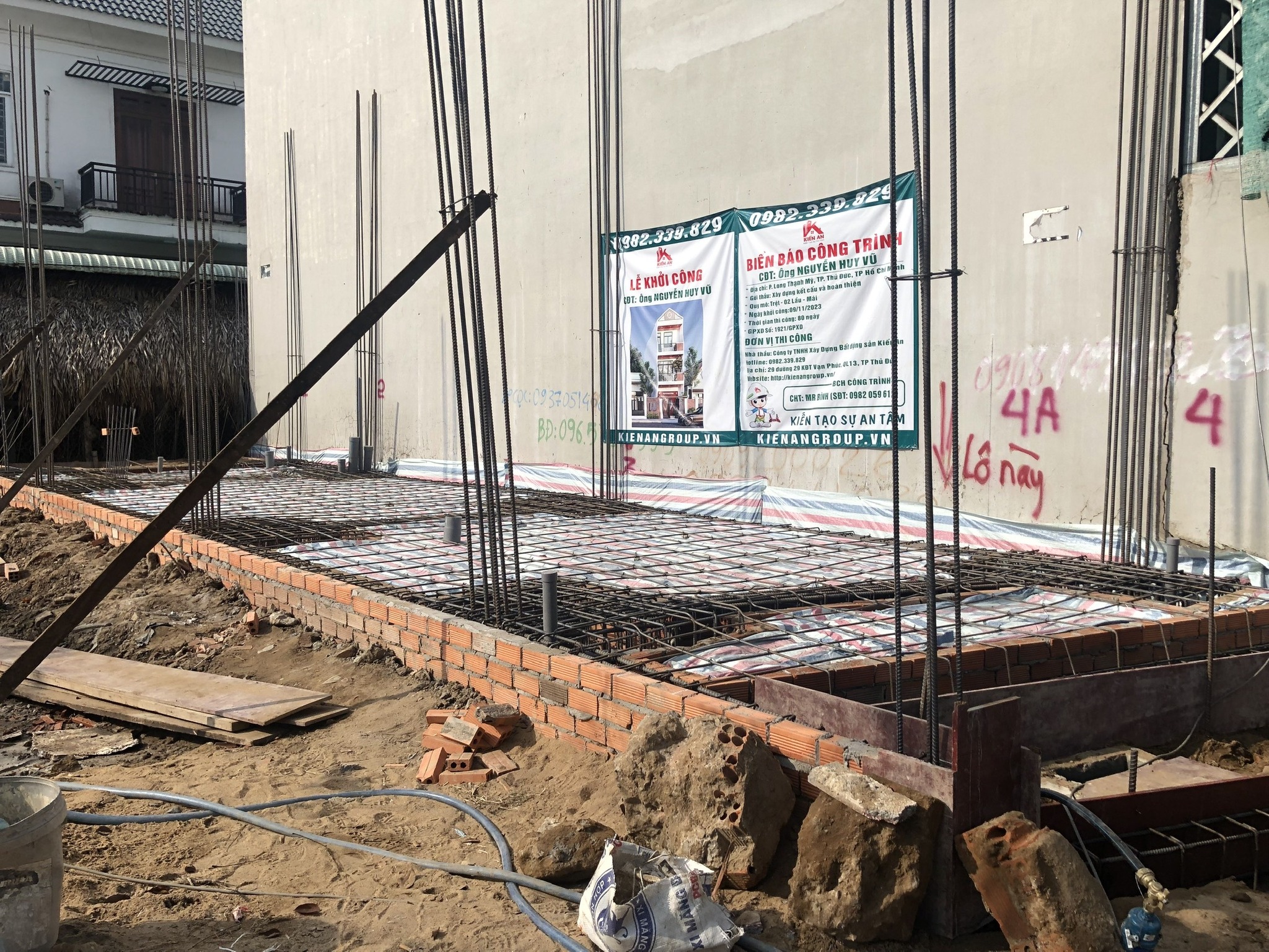 CẬP NHẬT TIẾN ĐỘ CÔNG TRÌNH NHÀ Ở Q9 - KIẾN AN GROUP - Design & Build