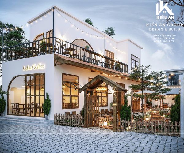 QUÁN CÀ PHÊ KCT KẾT HỢP KHÔNG GIAN SÂN VƯỜN 800TR