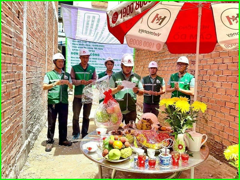 Dịch vụ xây nhà trọn gói miễn phí thiết kế 100%